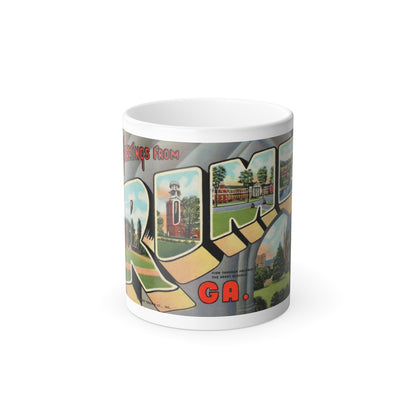 Greetings from Rome Ga (Greeting Postcards) Color Changing Mug 11oz
