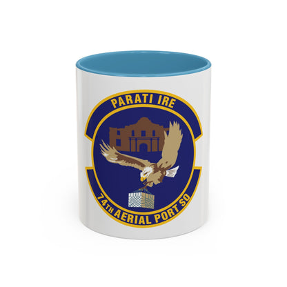 74th Aerial Port Squadron (U.S. Air Force) Accent Coffee Mug