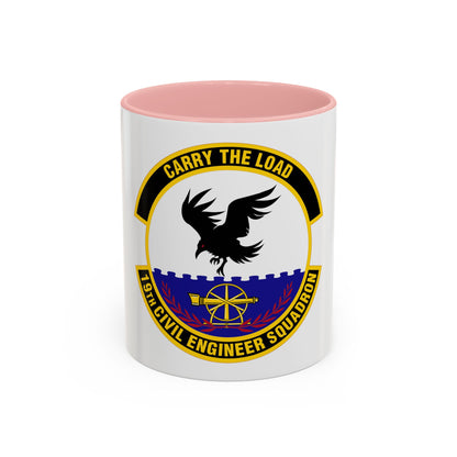 19 Civil Engineer Squadron AMC (U.S. Air Force) Accent Coffee Mug
