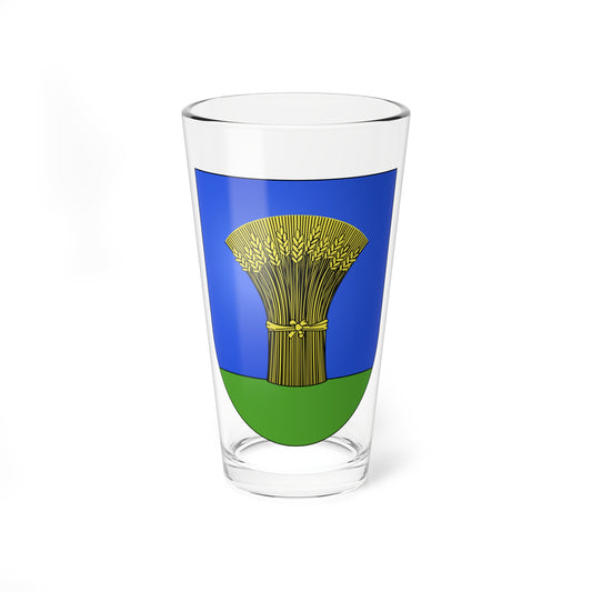 Valcolla-coat of arms (Switzerland) (Coat of Arms) Pint Glass 16oz