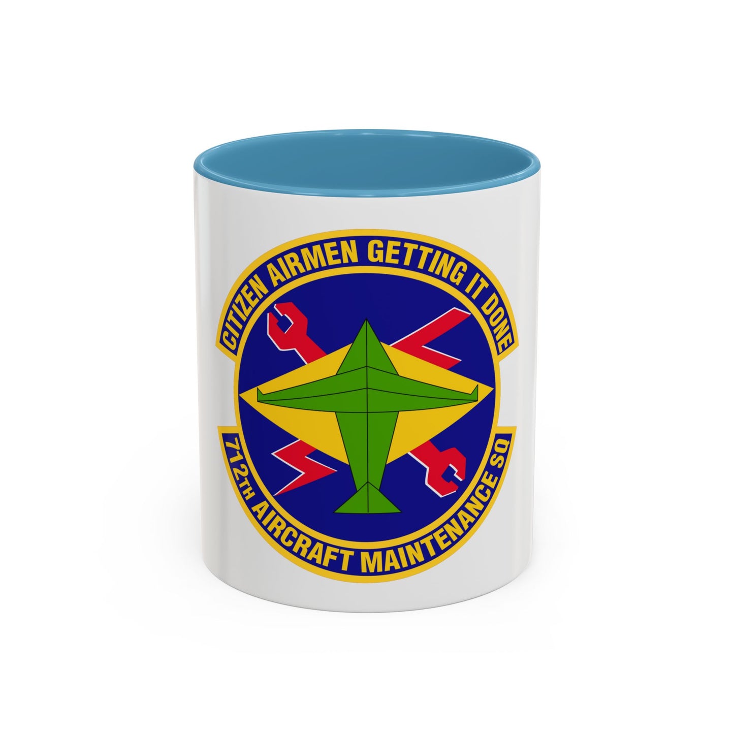 712th Aircraft Maintenance Squadron (U.S. Air Force) Accent Coffee Mug