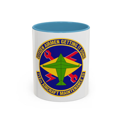 712th Aircraft Maintenance Squadron (U.S. Air Force) Accent Coffee Mug