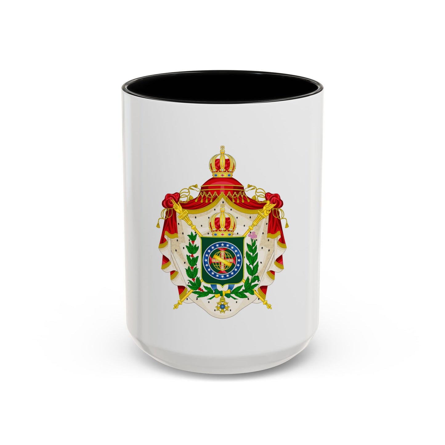 Coat of arms of the Empire of Brazil - Accent Coffee Mug
