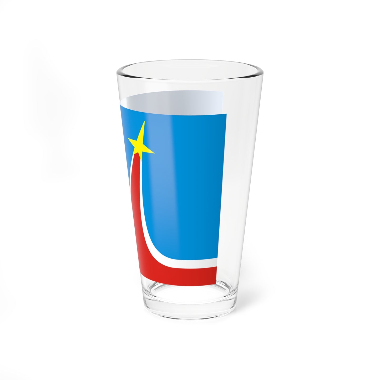 Flag of Lyubertsy Moscow oblast 2007 (Russia) Pint Glass 16oz