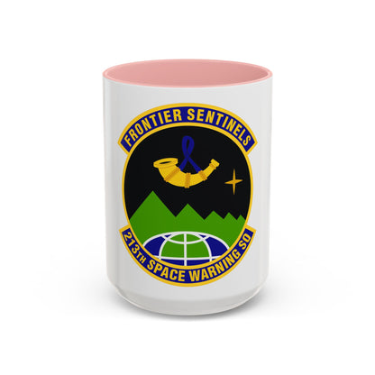 213th Space Warning Squadron (U.S. Air Force) Accent Coffee Mug