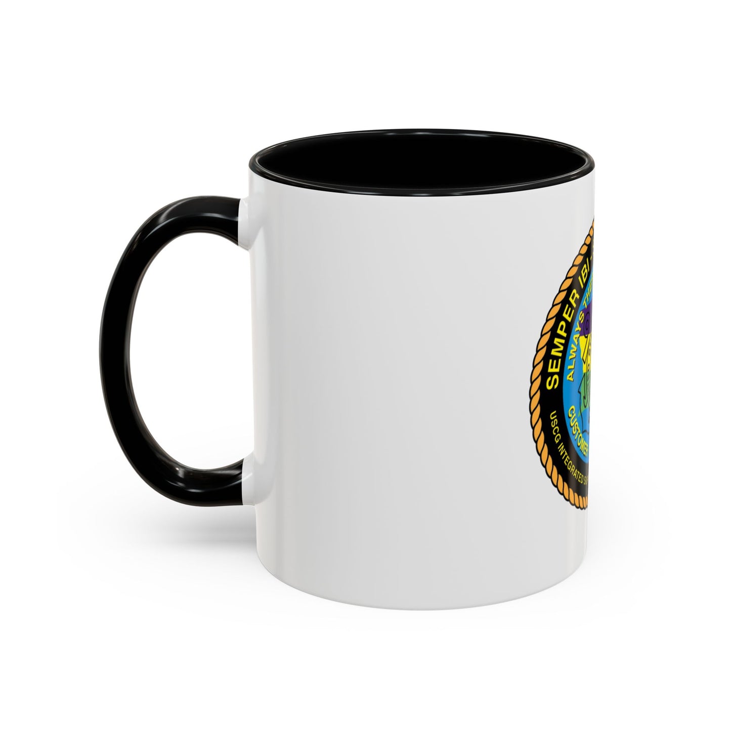 USCG ISC New Orleans (U.S. Coast Guard) Accent Coffee Mug
