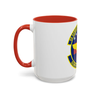 55th Aerospace Medicine Squadron (U.S. Air Force) Accent Coffee Mug