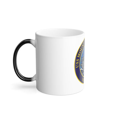 USS Mount Whitney LLC 20 VOX MARIS v2 (U.S. Navy) Color Changing Mug 11oz