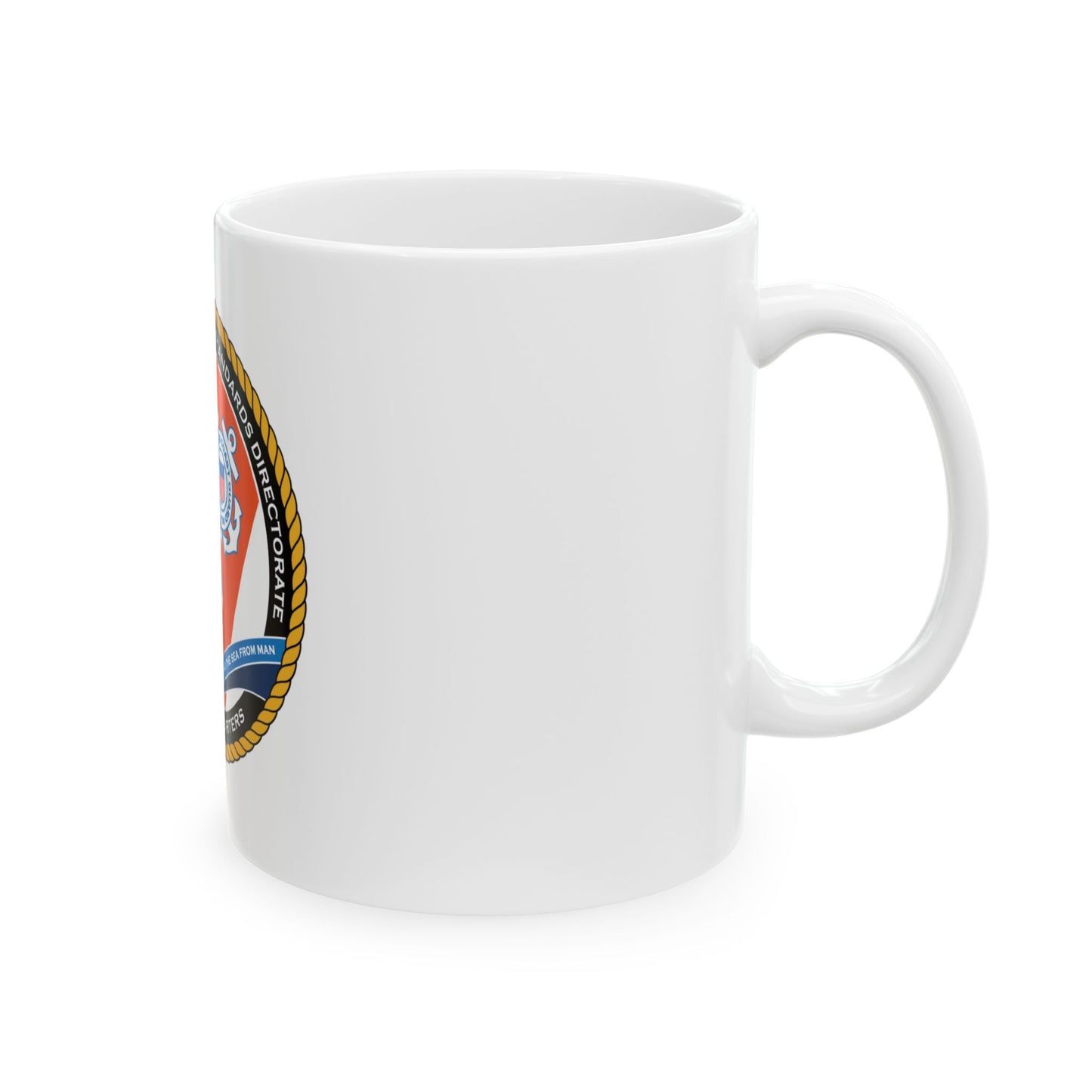 USCG HQ CG ENG 1 Comm Reg Stnd Dlr (U.S. Coast Guard) White Coffee Mug