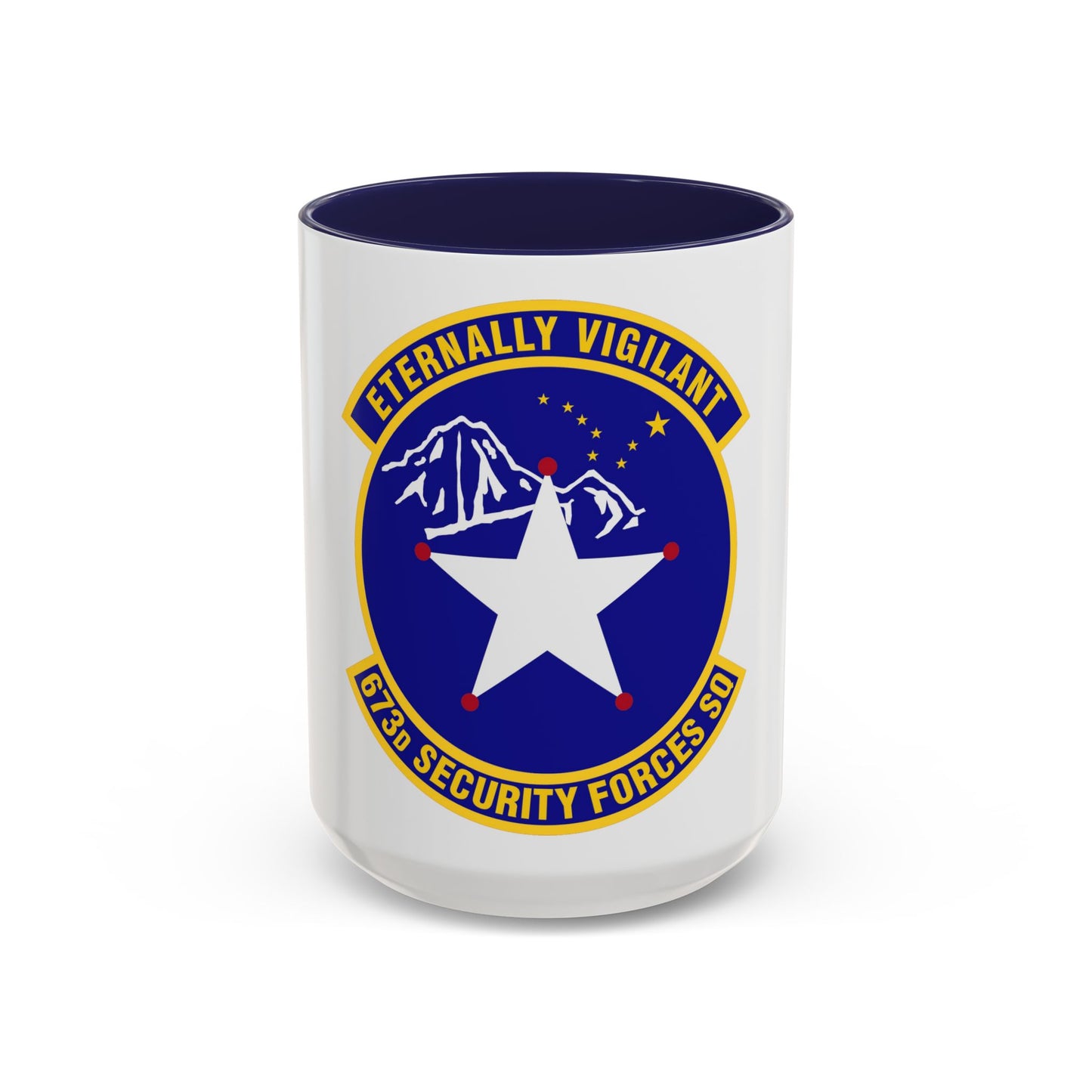 673 Security Forces Squadron PACAF (U.S. Air Force) Accent Coffee Mug