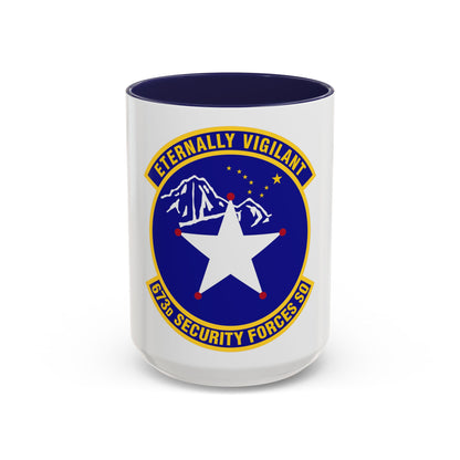 673 Security Forces Squadron PACAF (U.S. Air Force) Accent Coffee Mug