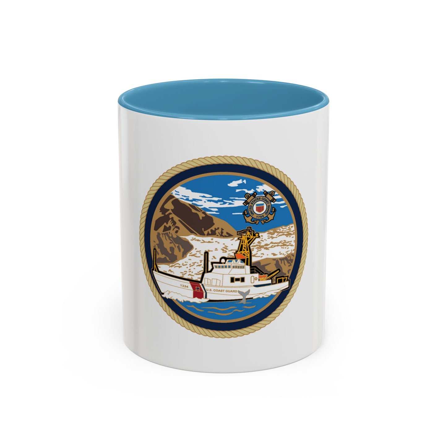 USCGC Liberty Boat (U.S. Coast Guard) Accent Coffee Mug