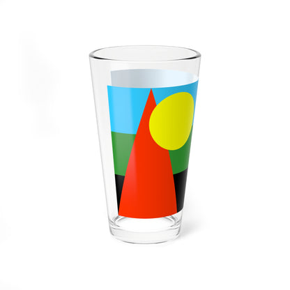 Unofficial flag of Reunion MLK (France) Pint Glass 16oz