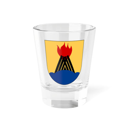 Huddinge kommunvapen Ell 2013 (Sweden) (Coat of Arms) Shot Glass 1.5oz