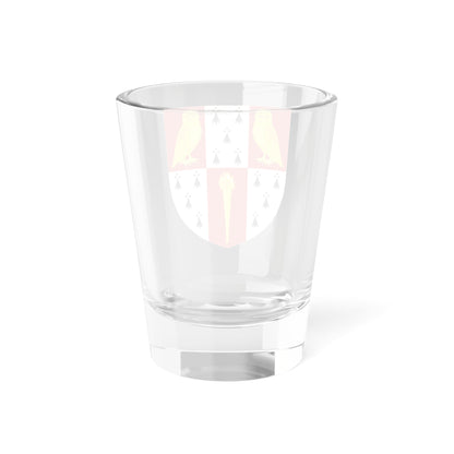 Hughes Hall Cambridge arms (England) (Coat of Arms) Shot Glass 1.5oz