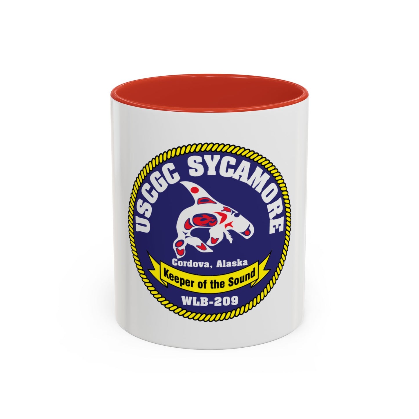 USCGC Sycamore WLB 209 (U.S. Coast Guard) Accent Coffee Mug