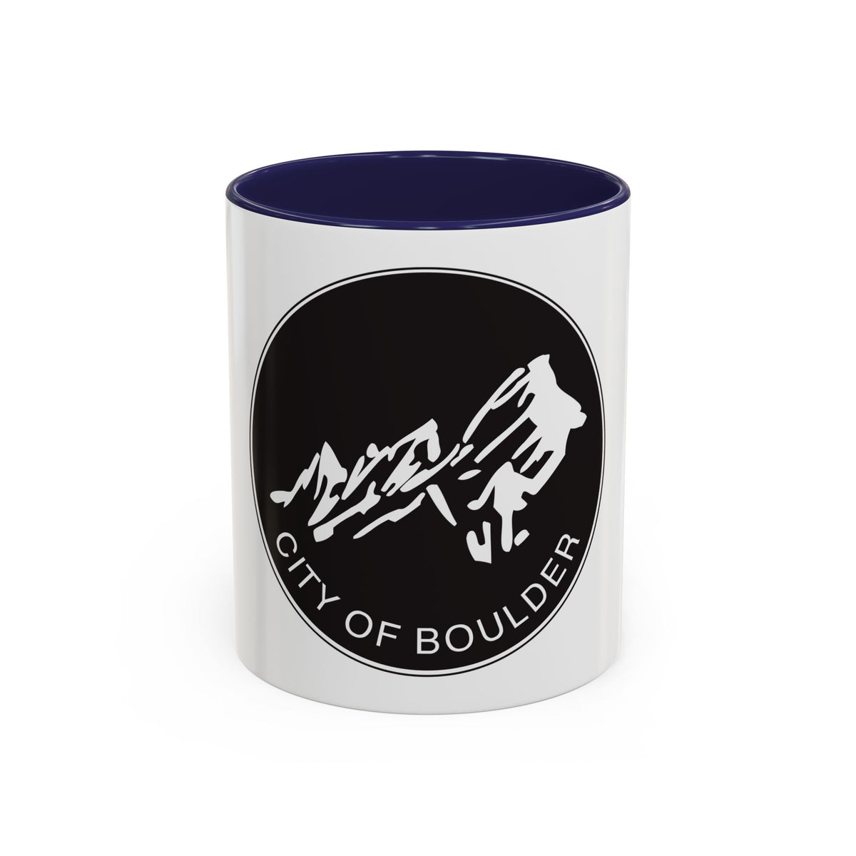 Seal of Boulder Colorado - Accent Coffee Mug