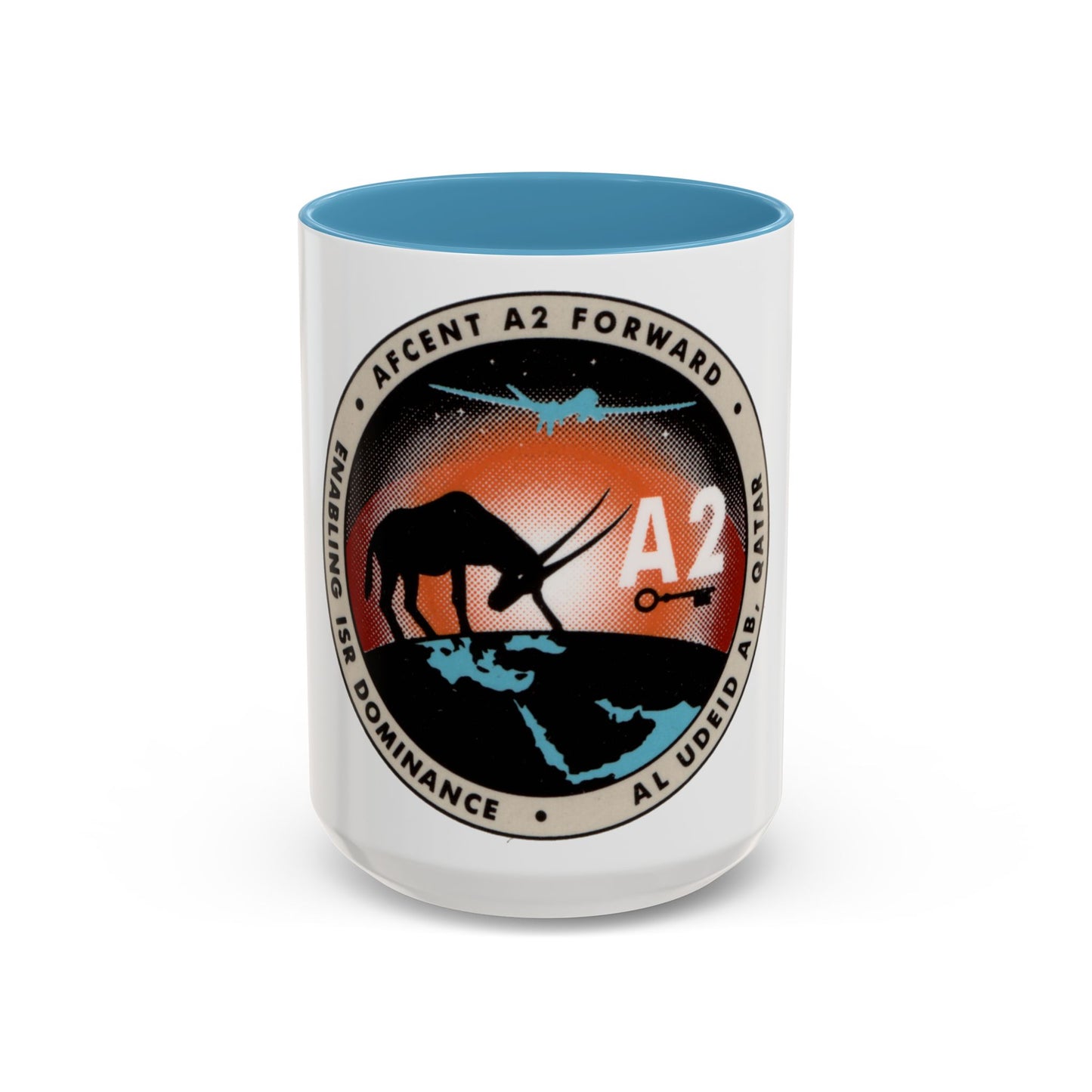 AFCENT A2 Forward (U.S. Air Force) Accent Coffee Mug