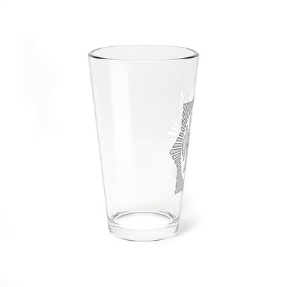 Emblem of Afghanistan 1919-1928 oval (Afghanistan) (Coat of Arms) Pint Glass 16oz