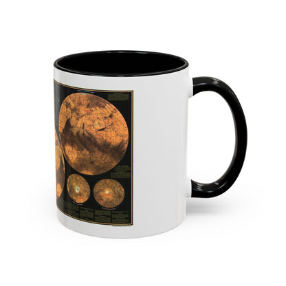 Space - MARS The Red Planet (1973) (Map) Accent Coffee Mug