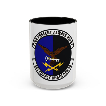 435th Supply Chain Operations Squadron (U.S. Air Force) Accent Coffee Mug