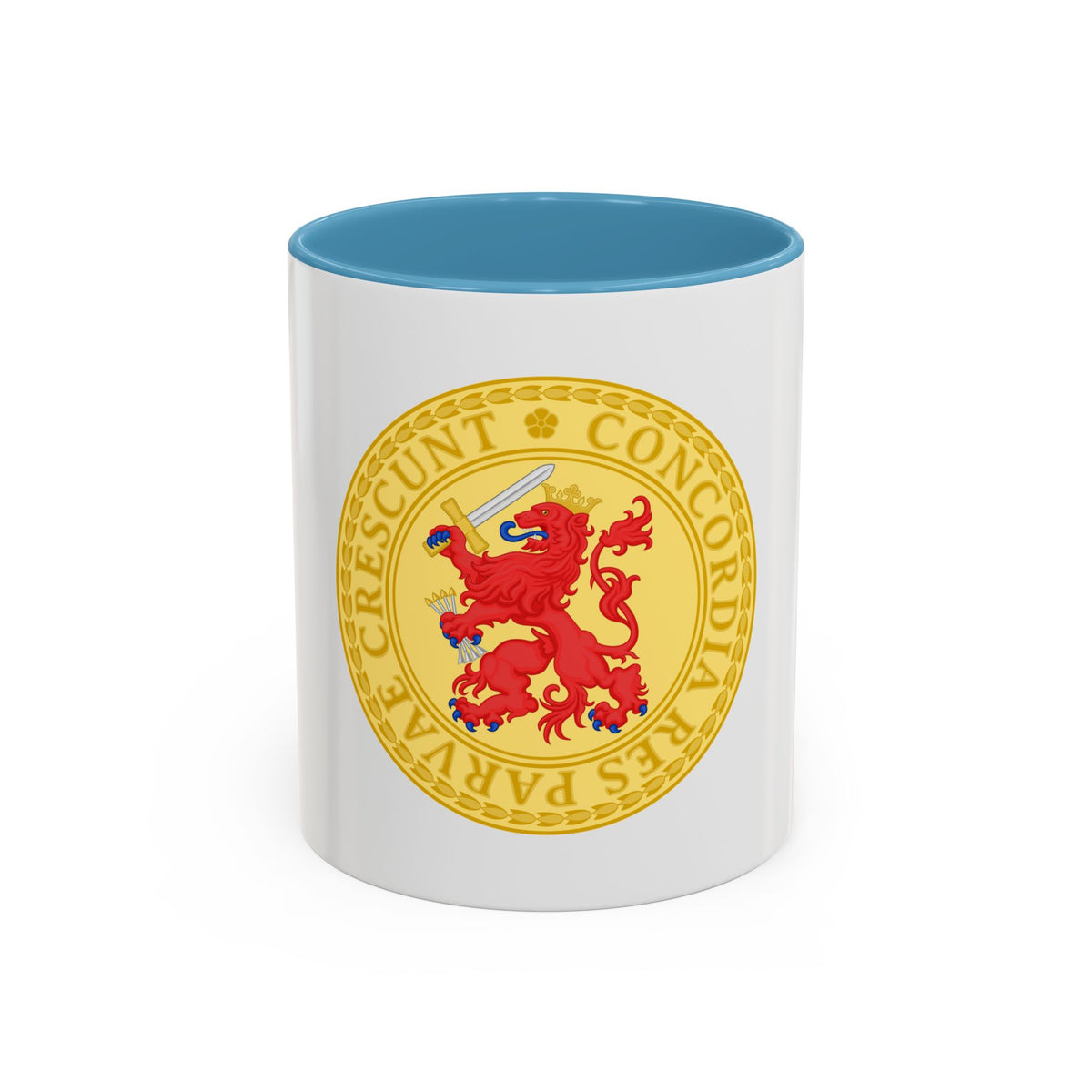 Great Seal of the Batavian Republic (1802) - Accent Coffee Mug