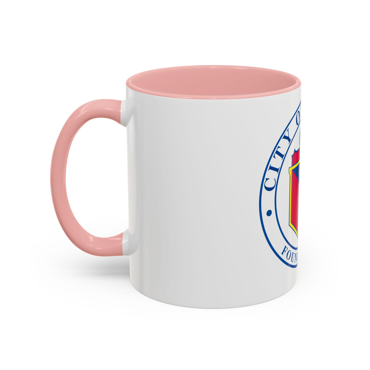 Seal of Austin TX - Accent Coffee Mug