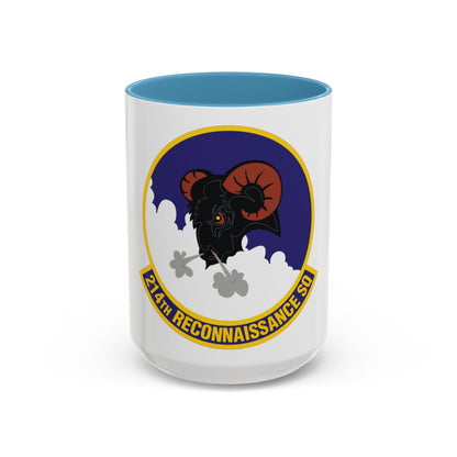 214th Reconnaissance Squadron (U.S. Air Force) Accent Coffee Mug