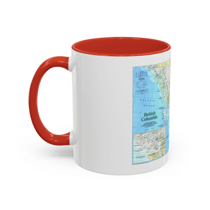 Canada - British Columbia 1 (1992) (Map) Accent Coffee Mug