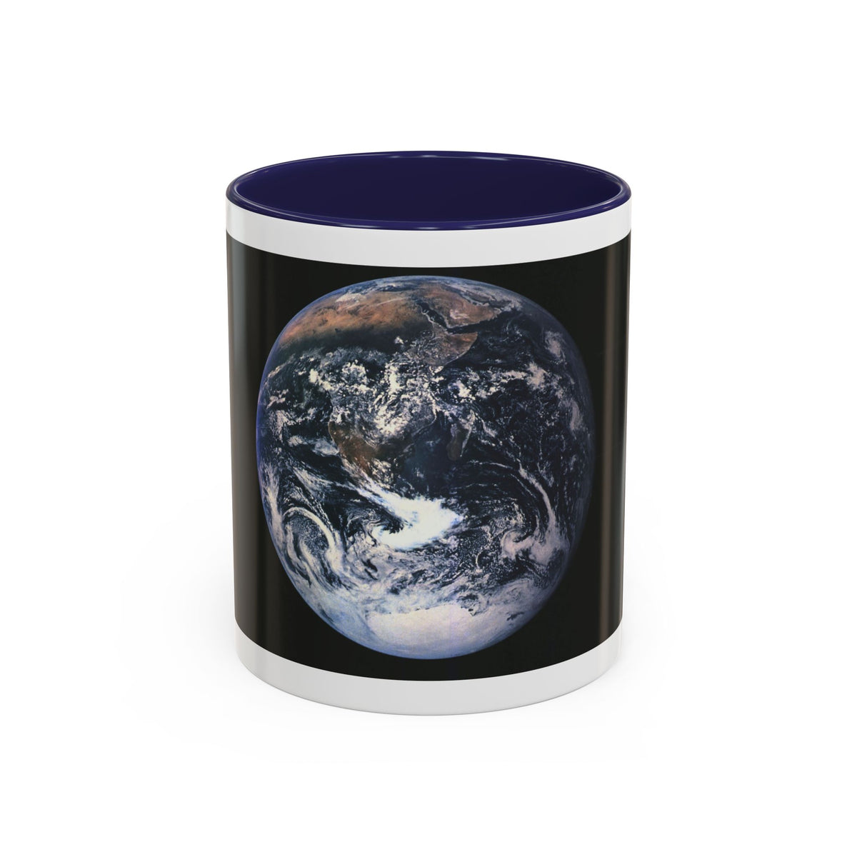 Space - Earth from Space (1973) (Map) Accent Coffee Mug