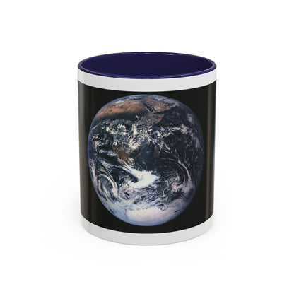 Space - Earth from Space (1973) (Map) Accent Coffee Mug