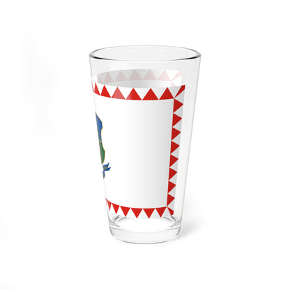 Flag of Perocseny (Hungary) Pint Glass 16oz
