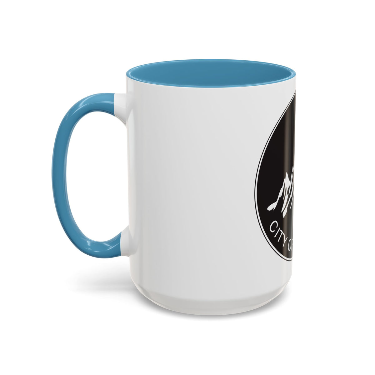 Seal of Boulder Colorado - Accent Coffee Mug