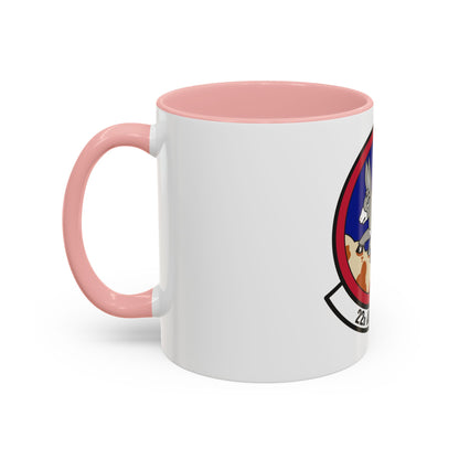 22d Airlift Squadron (U.S. Air Force) Accent Coffee Mug