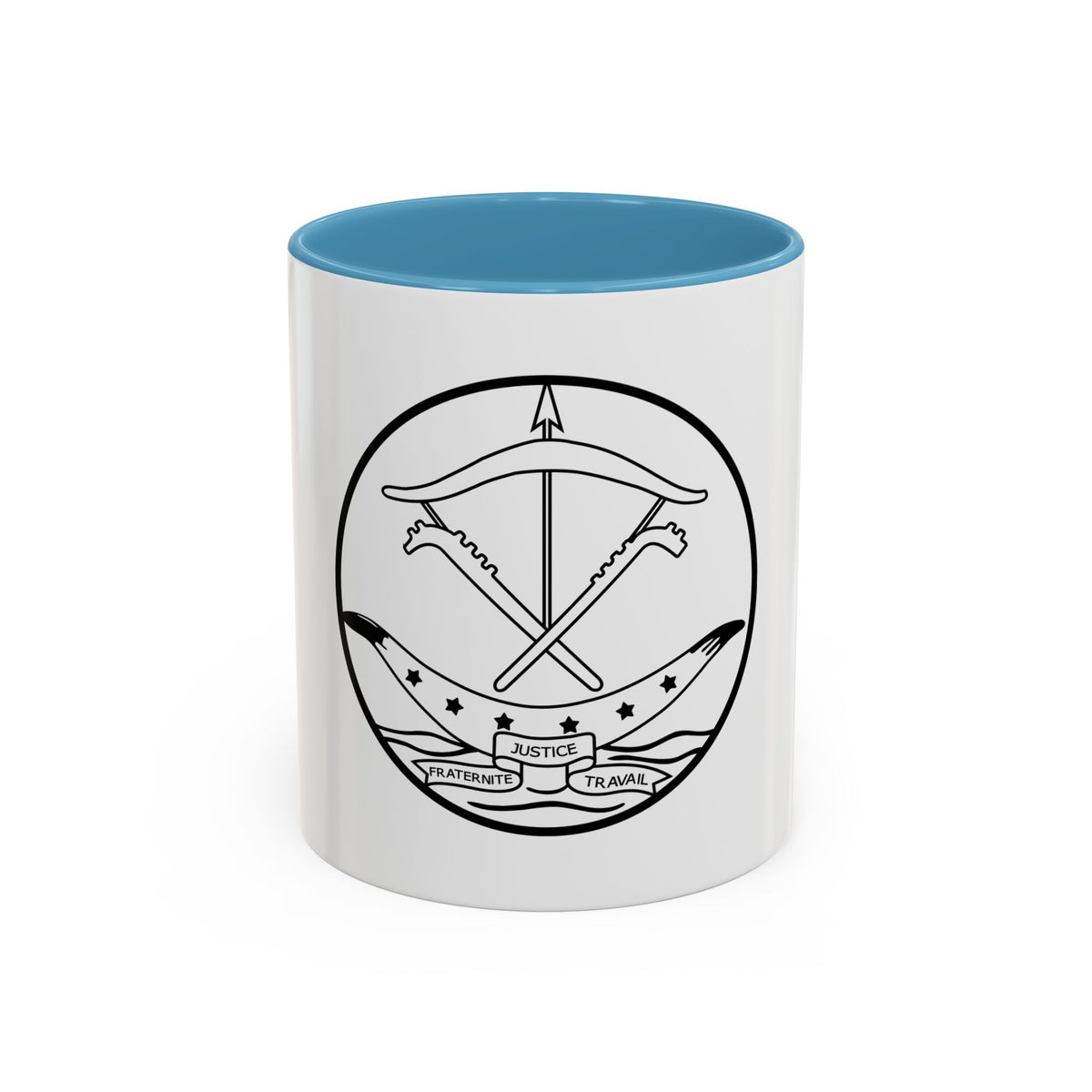 Seal of Dahomey - Accent Coffee Mug