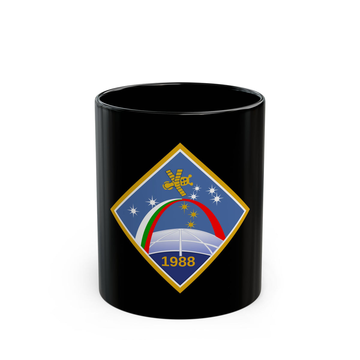 Soyuz TM-5 (Soyuz Programme) Black Coffee Mug