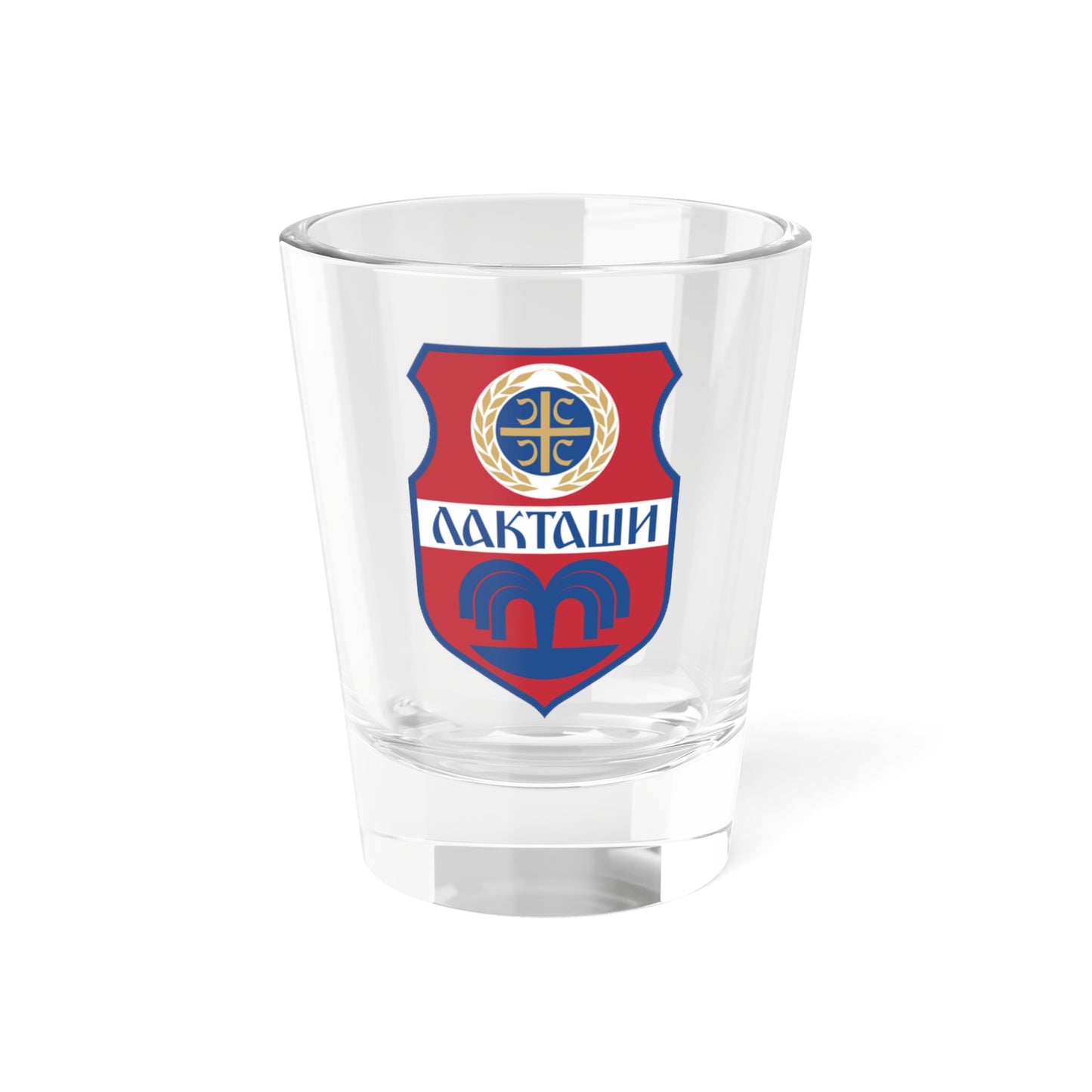 Laktaši grb (Bosnia and Herzegovina) (Coat of Arms) Shot Glass 1.5oz