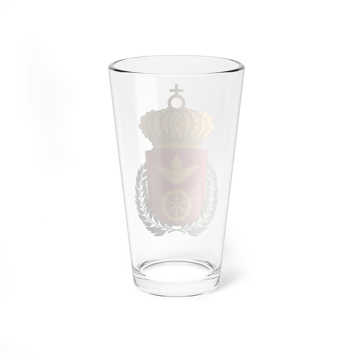 Luftvärnets officershögskola och tekniska skola vapen (Sweden) (Coat of Arms) Pint Glass 16oz