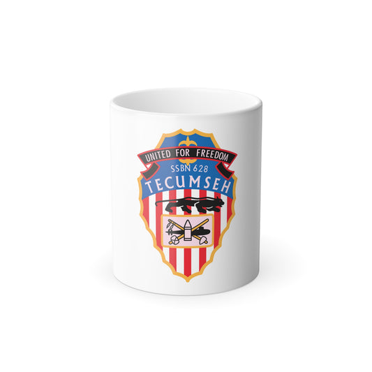 United For Freedom SSBN 262 Tecumseh (U.S. Navy) Color Changing Mug 11oz