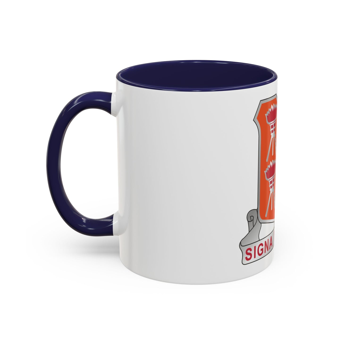 447 Signal Battalion (U.S. Army) Accent Coffee Mug