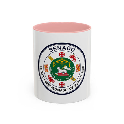 Seal of Puerto Rico Senate - Accent Coffee Mug