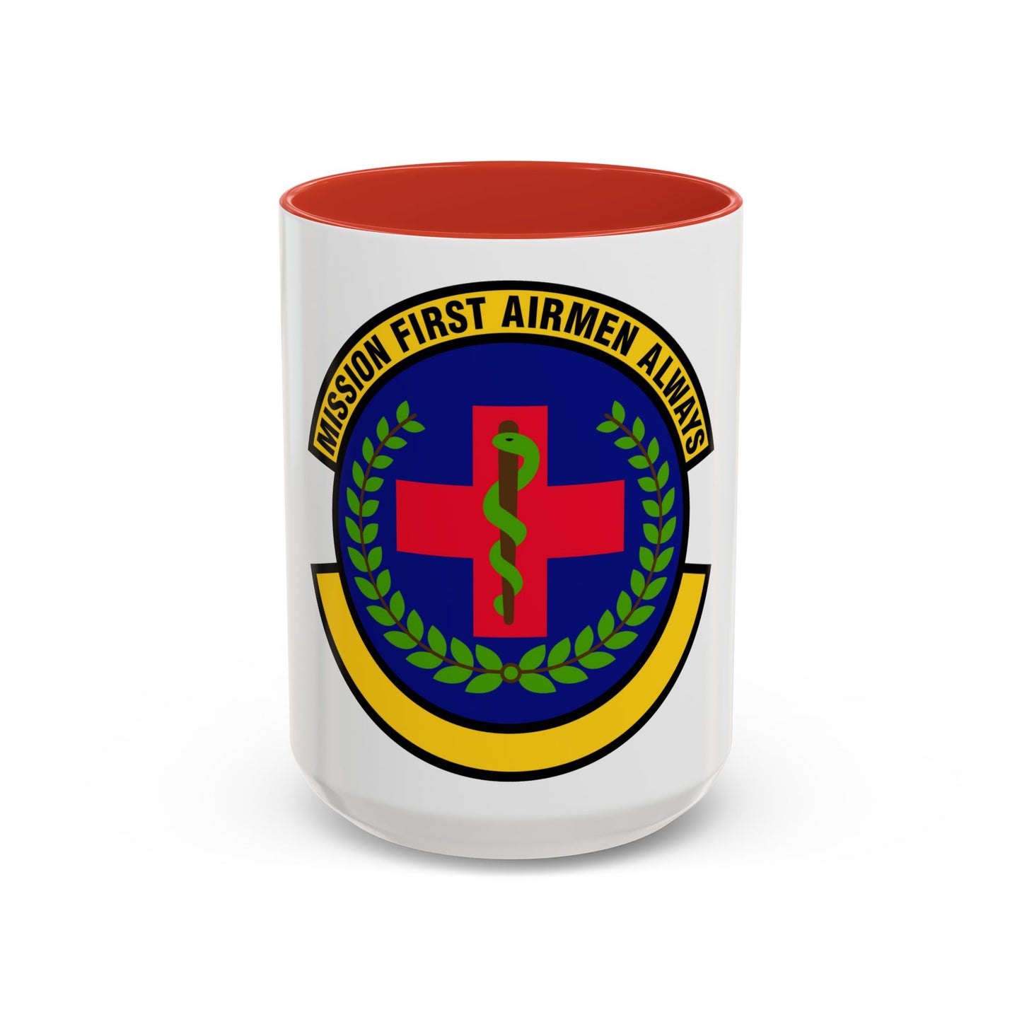 22 Healthcare Operations Squadron AMC (U.S. Air Force) Accent Coffee Mug