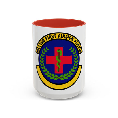 22 Healthcare Operations Squadron AMC (U.S. Air Force) Accent Coffee Mug