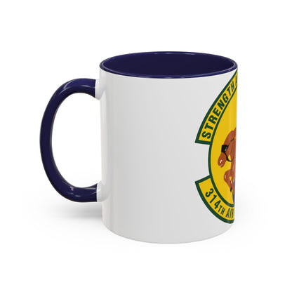 314th Air Refueling Squadron (U.S. Air Force) Accent Coffee Mug