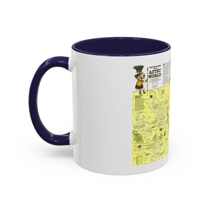 Central America - The Aztec World (1980) (Map) Accent Coffee Mug