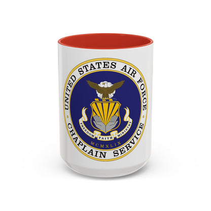 Air Force Chaplain Service (U.S. Air Force) Accent Coffee Mug
