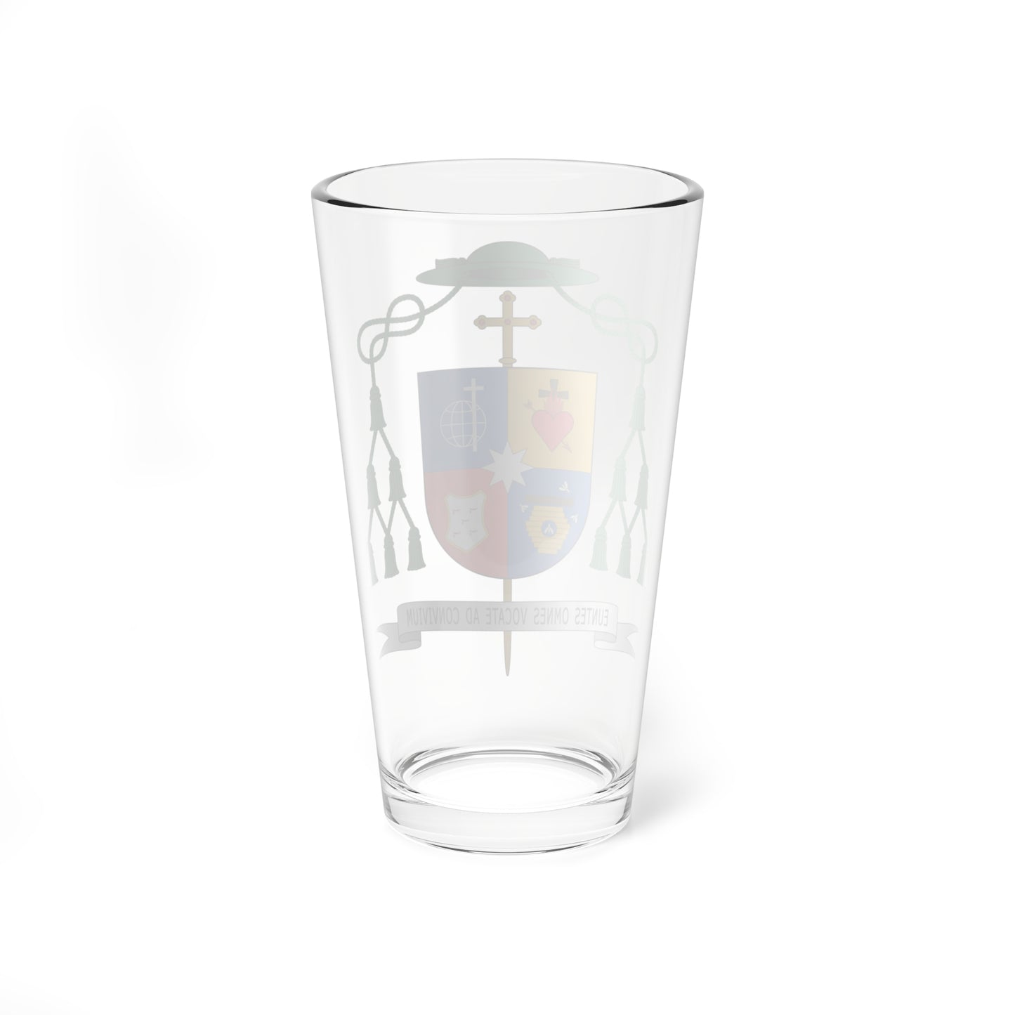 Escudo de Arturo Javier García Pérez (Spain) (Coat of Arms) Pint Glass 16oz