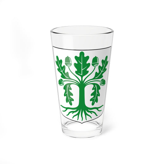 Eksjö kommunvapen - Riksarkivet Sverige-vector (Sweden) (Coat of Arms) Pint Glass 16oz