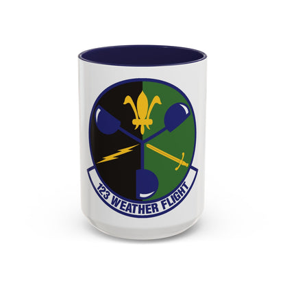 123d Weather Flight (U.S. Air Force) Accent Coffee Mug