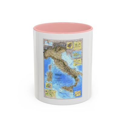 Italy (1995) (Map) Accent Coffee Mug